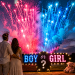 gender reveal fireworks
